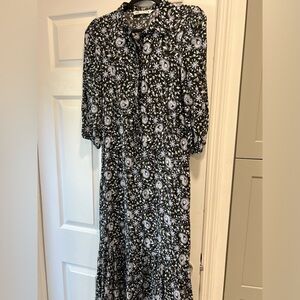 Zara floral printed dress